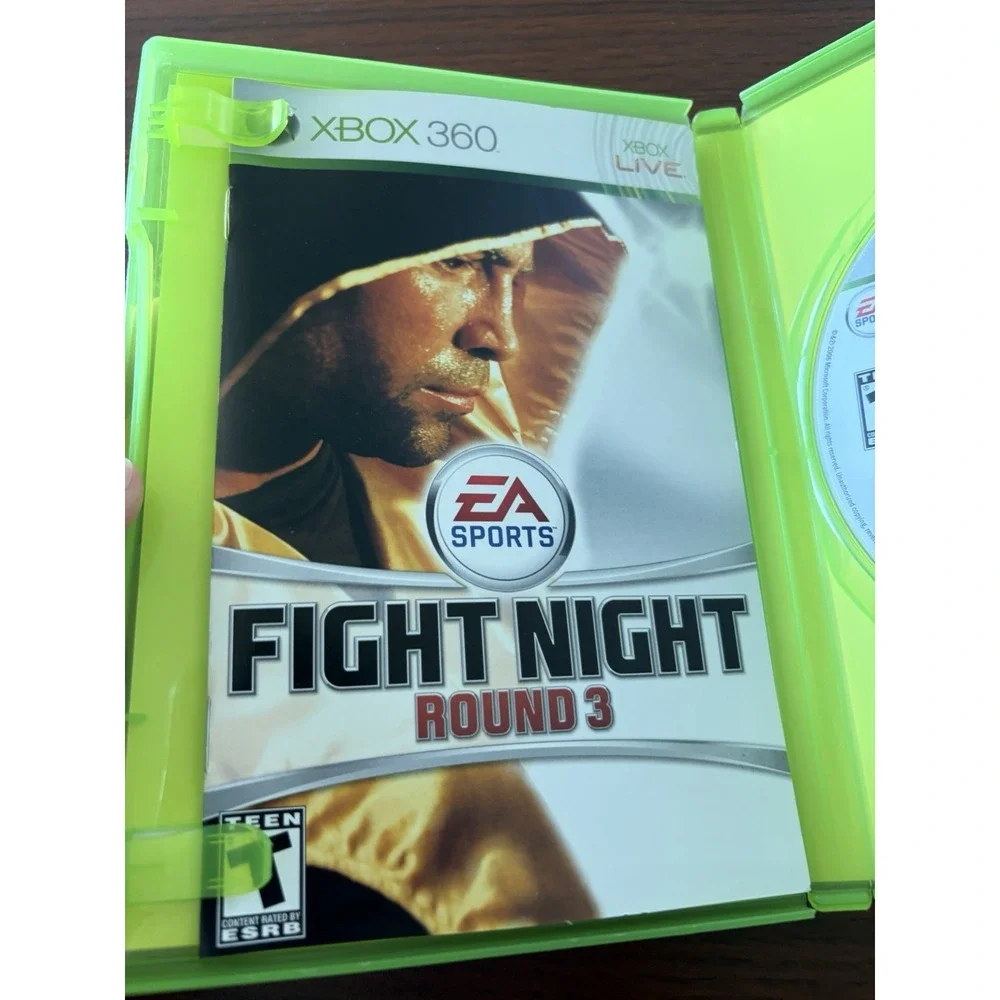 Fight Night Round 3 Microsoft‎ Xbox 360, Boxing, Video Game Complete with Manual